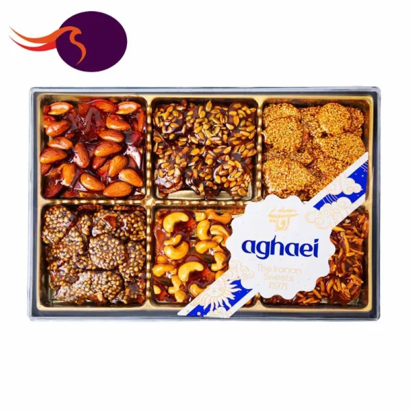سوهان عسلی 6 مغز طرح الماس خجسته آقایی