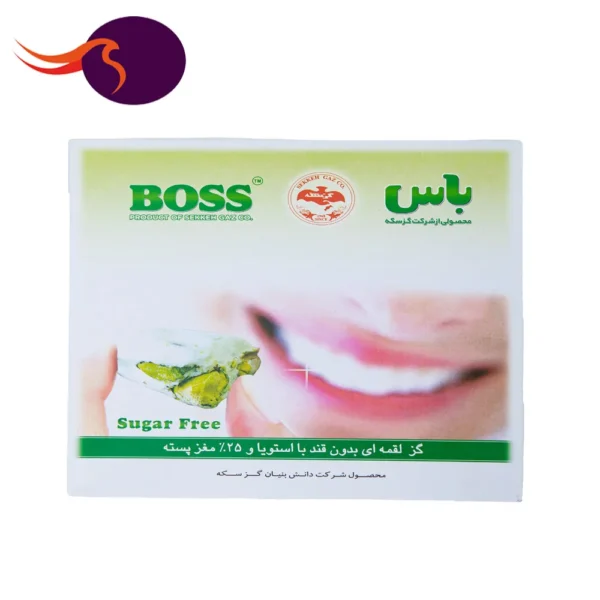 گز رژیمی بدون قند 25% مغز پسته ۳۰۰ گرمی سکه