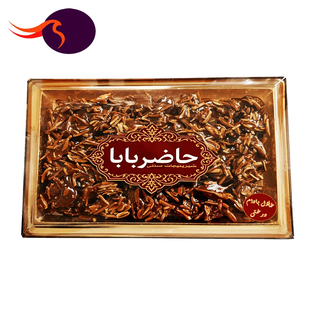 سوهان عسلی خلال بادام درختی حاضربابا
