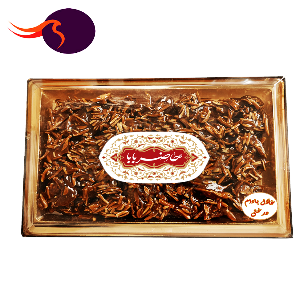 سوهان عسلی خلال بادام درختی حاضربابا